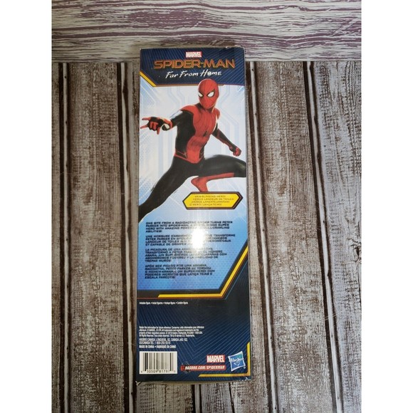 Marvel Spiderman: Far From Home Titan Hero Series Spider-Man 12-Inch - Picture 3 of 3